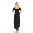 thumbnail image 3 of White Mark Women's Cold Shoulder Maxi Dress, 3 of 4