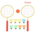 thumbnail image 2 of 1 Set of Kids Badminton Rackets Kids Badminton Training Tool Parent-Child Interactive Rackets Watermelon Red, 2 of 7