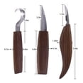 thumbnail image 3 of Yeacher Wood Carving Cutter Chisel Woodworking Cutter Hand Tool Set Peeling Woodcarving Sculptural Tools Carving Cutters, 3 of 8