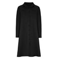 thumbnail image 4 of CEHVOM Robe Longue Maxi pour Femmes, Mode, Col Rond, Manches Longues, Décontractée, avec Poches, Unie, en Solde, 4 of 6