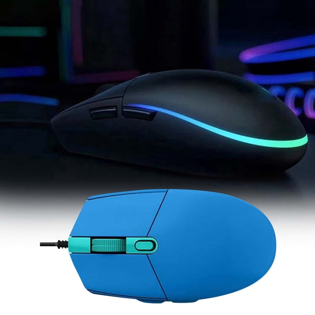 Souris de Jeu Filaire 2e Gén. 8000 DPI LIGHTSYNC RVB 6 Boutons Programmables, Mappage de l'Écran Mémoire, Compatible PC/ordinateur Portable