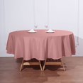 thumbnail image 3 of LNGOOR 108” Wholesale Round Tablecloth Polyester Round Table Linens For Wedding Party Banquet Restaurant -  WHITE, 3 of 11