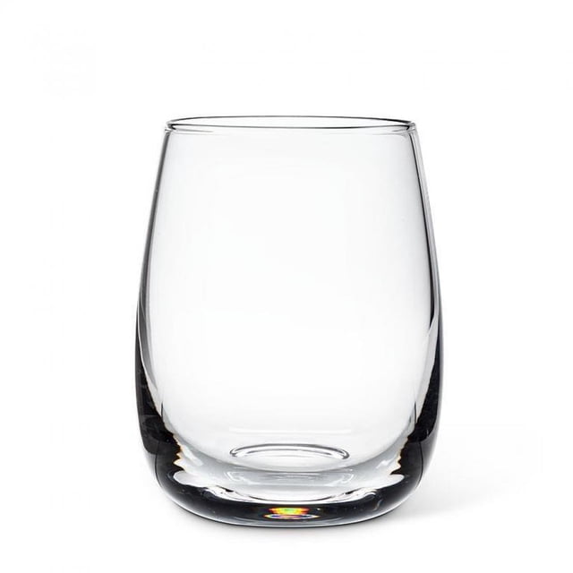 Ensemble de 6 Verres à Calice Sans Pied Épais à Coupe Ciseaux