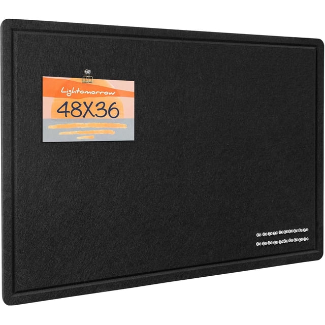 Large Bulletin Board Large Cork Board Alternative for Wall x es Felt Board Foldable Notice Board Pin Board Vision Board -