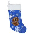 thumbnail image 1 of Carolines Treasures CK3912CS Labradoodle Winter Snowflakes Christmas Stocking, 1 of 2