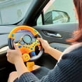 thumbnail image 3 of Steering Wheel Toy Children‘s Gift Simulation With Sound And Light Electric Car Toys, 3 of 12