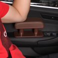 thumbnail image 3 of Estbridge Car Accessories Car Armrest Pad Left Elbow Support General Leather Booster Pad Central Armrest Box Adjust Armrest, 3 of 7