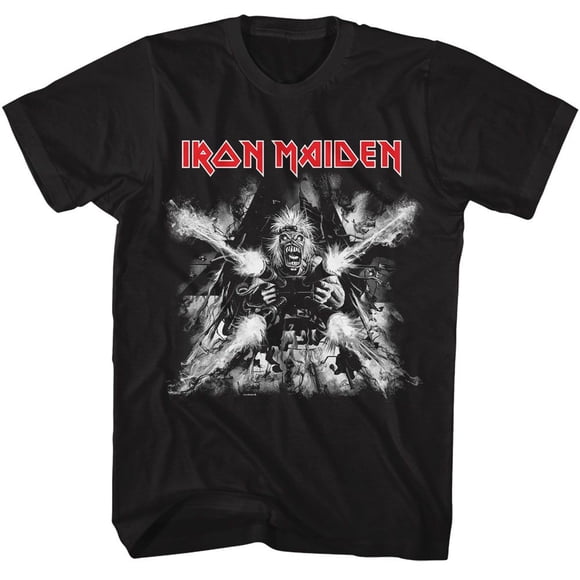 Iron Maiden Tailgunner Black Adult T-Shirt