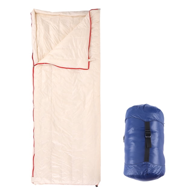Sac de Couchage en Duvet d'Oie Ultraléger à une Personne avec Sac de Rangement pour la Randonnée, le Camping, la Randonnée avec Sac à Dos, l'Alpinisme