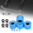 thumbnail image 3 of koolsoo 4 Pcs Roues de Longboard Planche à Roulettes 60mm 78A avec Roulements Entretoises Roues Cruiser - Couvercle Bleu Noir, 3 of 9