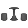 thumbnail image 2 of South Shore Dalya Table and Stools Bistro Set, in Dark Gray, 2 of 12