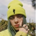 thumbnail image 1 of Pop 5 Couleurs Billie Eilish Femmes Hommes Unisexe Tuque Stickman Bonnet Tricoté Chapeau Bonnet, 1 of 5