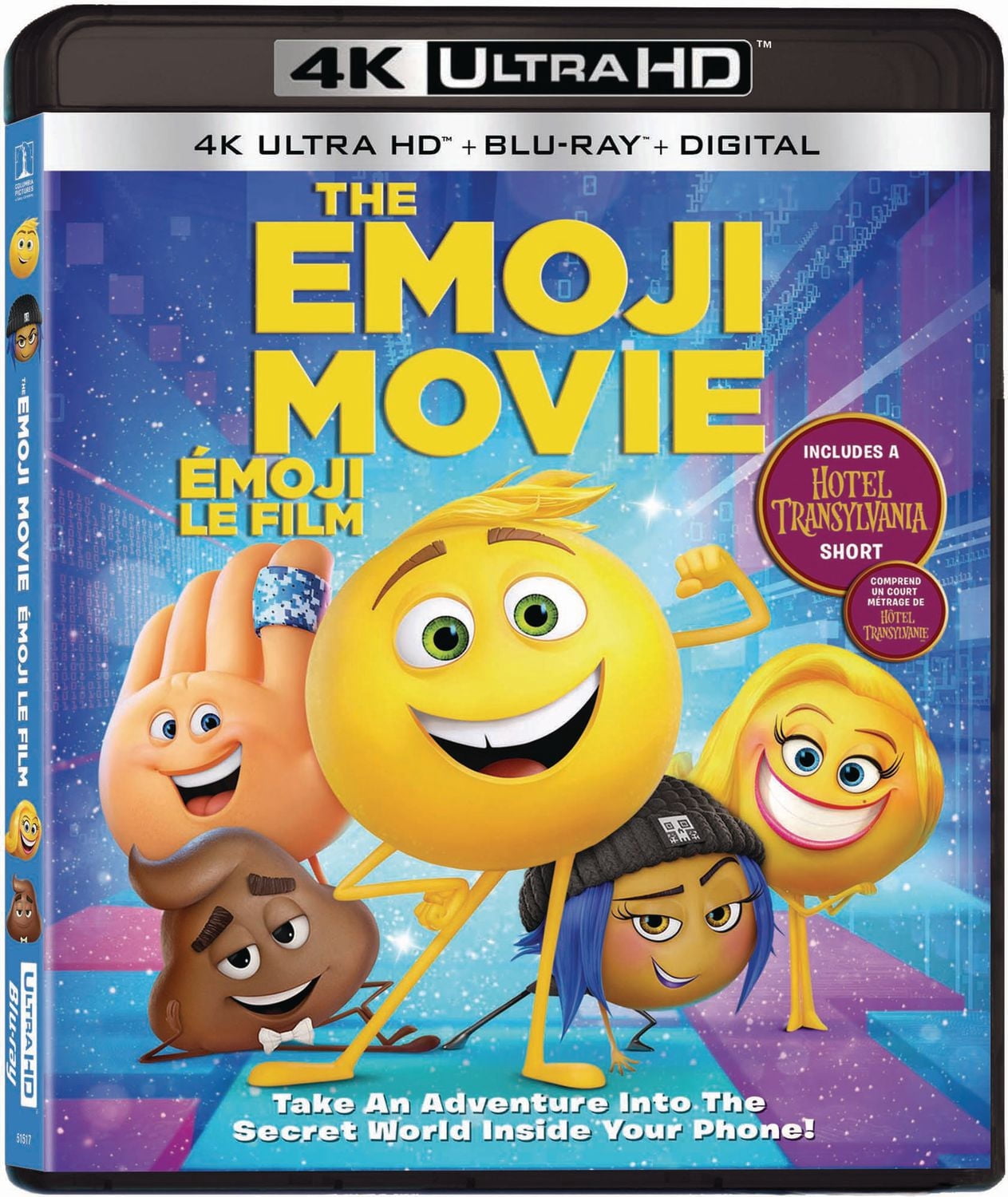 The Emoji Movie (4K Ultra HD + Blu-ray + Digital) (Bilingual)