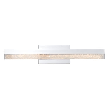 Artika Riviera Modern LED Bathroom Vanity Light Fixture, Chrome