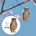 thumbnail image 4 of Fake Owl Decoration Owl to Frighten Birds for Garden Decor Windows Rooftops B, 4 of 9