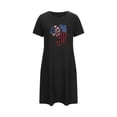 thumbnail image 4 of Chemises à Manches Courtes pour Femmes, Chemise de Nuit Courte Ample pour Femmes avec Imprimé sur la Poitrine, Robe de Nuit à Manches Courtes, Chemises de Nuit pour Femmes Douces, Chemises de Nuit pour Femmes Douces, Chemises à Manches Courtes pour Femmes, 4 of 7