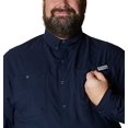 thumbnail image 4 of PFG Tamiami II Long Sleeve Shirt, S, Collegiate Navy, 4 of 5