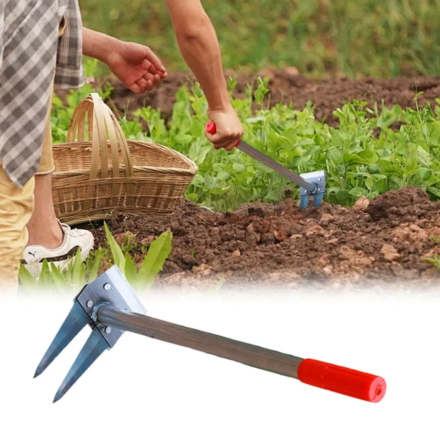 Multifunctional Garden Hoe, Weeding Tool, Digging Spade, Planting Shovel, Soil Loosening Tool, Vegetable Gardening Tool, Flower Bed Tool, Agricultural Steel Rake, Durable Gardening Tool