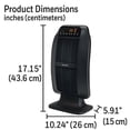 thumbnail image 4 of Honeywell HCE845BC HeatGenius™ Dual-Zone Ceramic Heater, 4 of 9