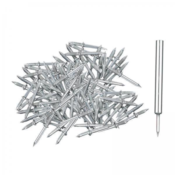 jifeng 3xNon Marking Nail Invisible Baseboard Finishing Nails Screws for Wood Veneer 100Pcs