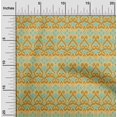 thumbnail image 1 of oneOone Viscose Chiffon Fabric Swirl Ikat Print Fabric By The Yard 42 Inch Wide, 1 of 4