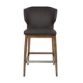 thumbnail image 3 of Tabouret de Bar à Dossier Ailé Rembourré de Qualité Contractuelle Cabo (26 Po/29 Po), 3 of 3