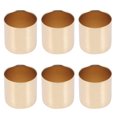 thumbnail image 1 of 6 Pcs Porte-Bougies Tasses en Fer pour Bougies Contenants de Bougies Porte-Bougies, 1 of 8