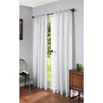 thumbnail image 1 of Habitat Cote D'Azure Semi-Sheer Linen Look Rod-Pocket Curtain Panel, 1 of 4