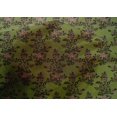 thumbnail image 4 of oneOone Cotton Silk Fabric Leaves & Floral Block Print Sewing Fabric BTY 42 Inch Wide, 4 of 4