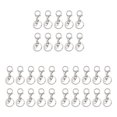 thumbnail image 1 of Maytalsory 10pcs Metal Carabiners Lobster Claw For Keychain - Strong And Functional Accessories For Easy Key Bright silver 3Set, 1 of 6