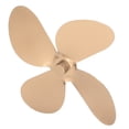 thumbnail image 2 of Lame de Ventilateur de Cheminée, Alliage d'Aluminium Conception Standard Meilleure Circulation d'Air Lame de Ventilateur de Poêle 4 Lames pour la Réparation Noir, Rouge, Or, Argent, Bronze, 2 of 8