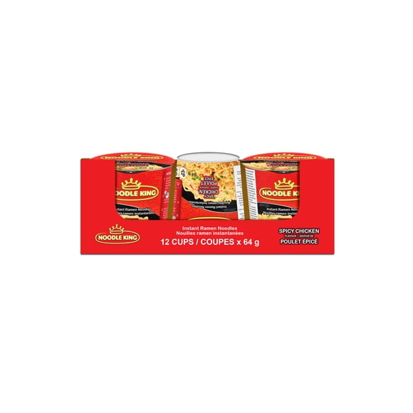 Spicy Chicken Flavor Ramen Noodles in a Cup