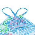thumbnail image 3 of 2Pcs Kids Girl Tie Dye Bikini Set Fish Scale Ruffle Halter Swimsuit Toddler One Shoulder Bathing Suit Summer Outfits Set, 3 of 6