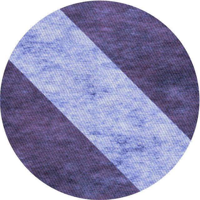 Ahgly Company Tapis d'Intérieur Lavables en Machine, Ronds, Transitionnels, 7' Ronds