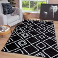 thumbnail image 1 of JV Home Moroccan Trellis Shag Soft | Plush | High Pile Shag Area Rug, 1 of 7