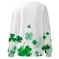 thumbnail image 5 of QIPOPIQ Chandails à Manches Longues pour Femmes T-Shirts de la Saint-Patrick T-Shirt Trèfle T-Shirt Vert T-Shirt Tunique Col Rond Hauts Amples Chandail T-Shirts de Vacances T-Shirts Graphiques Offres, 5 of 5