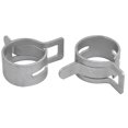 thumbnail image 2 of Unique Bargains 20 Pcs 15mm Spring Band Type Action Fuel Hose Pipe Low Pressure Air Clamp White, 2 of 3