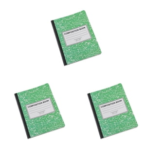 AKEGAMN Clearance! Wide Ruled Notebook Composition Notebooks Wide Ruled Composition Book Wide Notebook PaperSewn Binding Cover Assorted Colors Feela Wide Ruled Composition Notebooks would be perfect