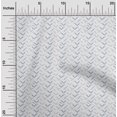 thumbnail image 1 of oneOone Polyester Lycra Medium Blue Fabric Chevron Geometric Fabric For Sewing Printed Craft Fabric By The Yard 56 Inch Wide, 1 of 4