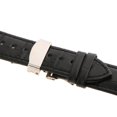 thumbnail image 1 of thinsony Bracelet en Cuir Boucle Déployante Papillon Noir 22mm, 1 of 8