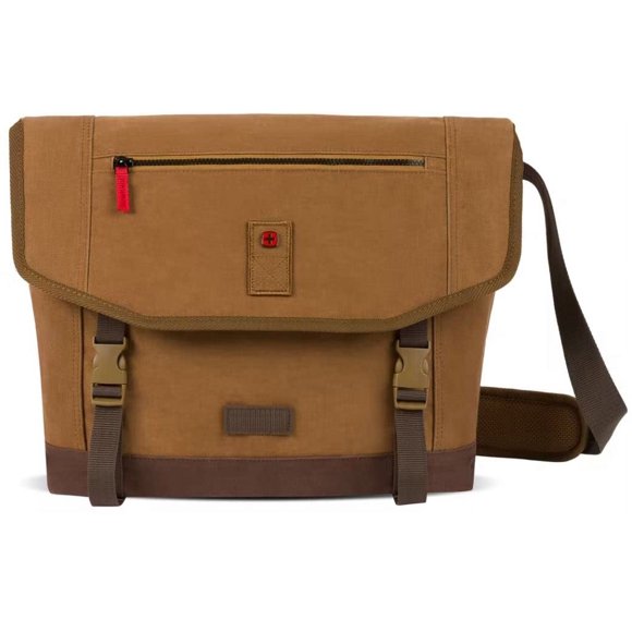 Wenger Corfe 16 inch Messenger Bag With Tablet Pocket- Camel