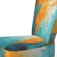 thumbnail image 4 of Designart "Abstract Thailand Tropical flow" Red Modern Upholstered Accent Chair - Traditional Arm Chair For Living Room, 4 of 7