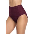thumbnail image 4 of Womens Siwm Shorts Bikini Briefs Ruched Tummy Control Swimsuit Bottoms, 4 of 6