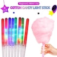 thumbnail image 1 of ABPWLY Bâton Lumineux Coloré Réutilisable pour Barbe à Papa, Terrain de Jeu, Fêtes, Festivals, Sécuritaire pour les Enfants, Conception Robuste, 1 of 5