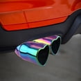 thumbnail image 2 of Embout d'Échappement Double en Forme de Cœur / Accessoire de Modification de Voiture pour une Performance et un Style Améliorés / Construction en Acier Inoxydable pour Berline, VUS Ou Voiture de Sport, 2 of 5