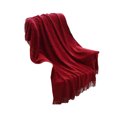 thumbnail image 2 of Chmadoxn Couverture Jetée, Couverture Jetée pour Canapé Noël Rouge Couverture Tricotée Hébergement Lit Drapeau Couverture de Loisir Couverture en Fil Textile Couverture de Sofa Décorer Couverture de Sofa, 2 of 6