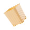 thumbnail image 3 of Xingzhi Flowerpot Nursery Pot Plant Pots Planter Plastic Space Saving Square Shatterproof Stackable Garden Office Window Accessory Beige, 3 of 9