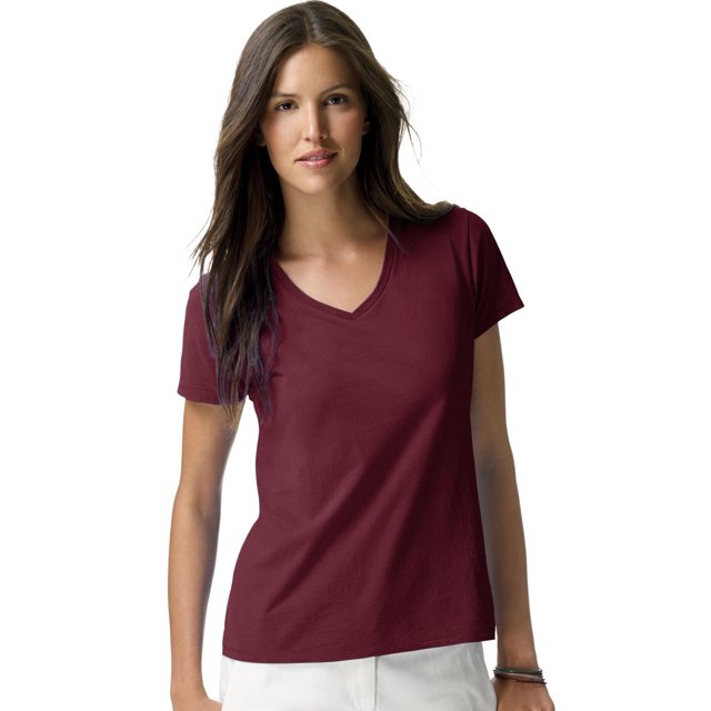 Hanes Women's Nano-T V-Neck T-Shirt