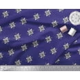 thumbnail image 3 of Soimoi Polyester Crepe Fabric Floral Block Print Fabric by Yard 42 Inch Wide, 3 of 3