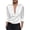 BB-White, variant on QATAINLAV Women's Satin Silk Blouses Long Sleeve V Neck Collared Shirts Business Casual Work Tops Office Dressy Outfits, White, M